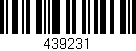 Código de barras (EAN, GTIN, SKU, ISBN): '439231'