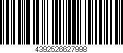 Código de barras (EAN, GTIN, SKU, ISBN): '4392526627998'