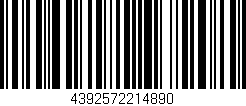 Código de barras (EAN, GTIN, SKU, ISBN): '4392572214890'