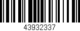 Código de barras (EAN, GTIN, SKU, ISBN): '43932337'