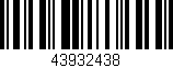 Código de barras (EAN, GTIN, SKU, ISBN): '43932438'