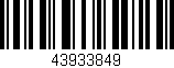 Código de barras (EAN, GTIN, SKU, ISBN): '43933849'