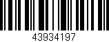 Código de barras (EAN, GTIN, SKU, ISBN): '43934197'