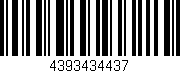 Código de barras (EAN, GTIN, SKU, ISBN): '4393434437'