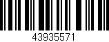 Código de barras (EAN, GTIN, SKU, ISBN): '43935571'