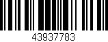 Código de barras (EAN, GTIN, SKU, ISBN): '43937783'