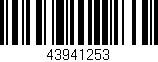 Código de barras (EAN, GTIN, SKU, ISBN): '43941253'