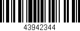 Código de barras (EAN, GTIN, SKU, ISBN): '43942344'