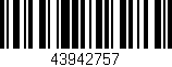 Código de barras (EAN, GTIN, SKU, ISBN): '43942757'
