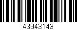 Código de barras (EAN, GTIN, SKU, ISBN): '43943143'