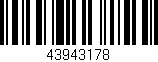 Código de barras (EAN, GTIN, SKU, ISBN): '43943178'