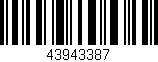 Código de barras (EAN, GTIN, SKU, ISBN): '43943387'