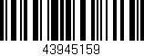 Código de barras (EAN, GTIN, SKU, ISBN): '43945159'