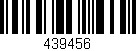 Código de barras (EAN, GTIN, SKU, ISBN): '439456'