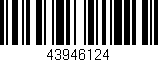 Código de barras (EAN, GTIN, SKU, ISBN): '43946124'