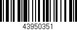 Código de barras (EAN, GTIN, SKU, ISBN): '43950351'