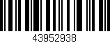 Código de barras (EAN, GTIN, SKU, ISBN): '43952938'