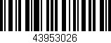 Código de barras (EAN, GTIN, SKU, ISBN): '43953026'