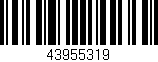 Código de barras (EAN, GTIN, SKU, ISBN): '43955319'