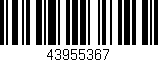 Código de barras (EAN, GTIN, SKU, ISBN): '43955367'