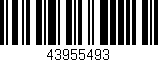 Código de barras (EAN, GTIN, SKU, ISBN): '43955493'