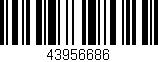 Código de barras (EAN, GTIN, SKU, ISBN): '43956686'