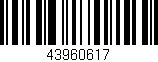 Código de barras (EAN, GTIN, SKU, ISBN): '43960617'
