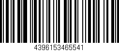 Código de barras (EAN, GTIN, SKU, ISBN): '4396153465541'