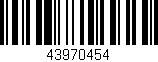 Código de barras (EAN, GTIN, SKU, ISBN): '43970454'