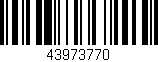 Código de barras (EAN, GTIN, SKU, ISBN): '43973770'