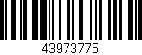 Código de barras (EAN, GTIN, SKU, ISBN): '43973775'