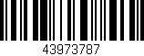 Código de barras (EAN, GTIN, SKU, ISBN): '43973787'