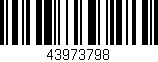 Código de barras (EAN, GTIN, SKU, ISBN): '43973798'