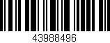Código de barras (EAN, GTIN, SKU, ISBN): '43988496'