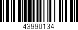 Código de barras (EAN, GTIN, SKU, ISBN): '43990134'