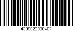 Código de barras (EAN, GTIN, SKU, ISBN): '4399022088407'