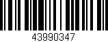 Código de barras (EAN, GTIN, SKU, ISBN): '43990347'