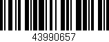 Código de barras (EAN, GTIN, SKU, ISBN): '43990657'