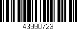 Código de barras (EAN, GTIN, SKU, ISBN): '43990723'