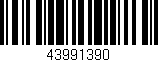 Código de barras (EAN, GTIN, SKU, ISBN): '43991390'