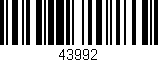 Código de barras (EAN, GTIN, SKU, ISBN): '43992'