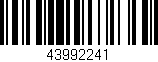 Código de barras (EAN, GTIN, SKU, ISBN): '43992241'
