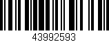 Código de barras (EAN, GTIN, SKU, ISBN): '43992593'