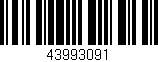 Código de barras (EAN, GTIN, SKU, ISBN): '43993091'