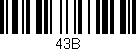 Código de barras (EAN, GTIN, SKU, ISBN): '43B'