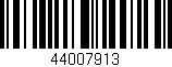 Código de barras (EAN, GTIN, SKU, ISBN): '44007913'