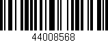 Código de barras (EAN, GTIN, SKU, ISBN): '44008568'