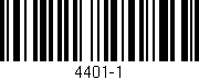 Código de barras (EAN, GTIN, SKU, ISBN): '4401-1'