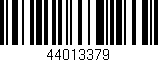 Código de barras (EAN, GTIN, SKU, ISBN): '44013379'
