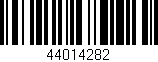 Código de barras (EAN, GTIN, SKU, ISBN): '44014282'